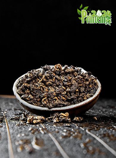 Dian Hong à l'escargot d'or : thé noir