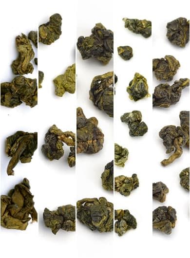 Assortiment d' échantillons de Wulong