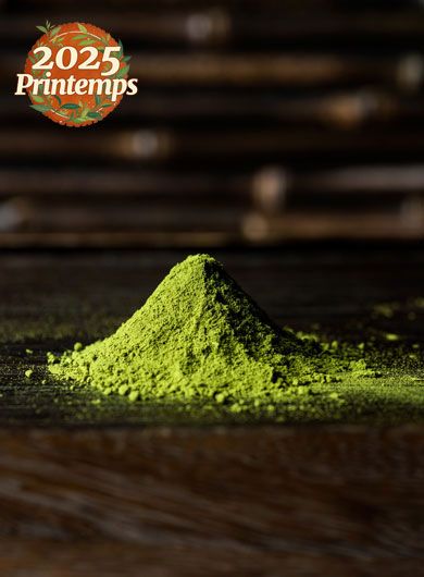 Poudre de thé vert biologique type « Matcha »