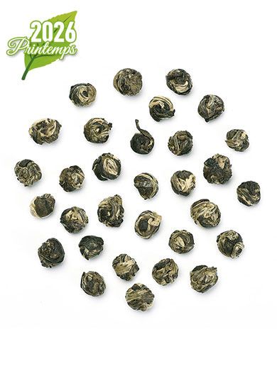 Perles du Dragon : thé vert au Jasmin  