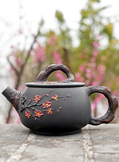 Théière Zitao branche et fleurs de cerisier 230 ml 