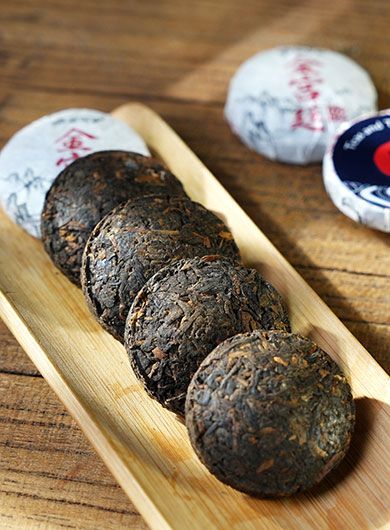 Jin Gong Ting : mini galettes de Pu Erh cuit 2020