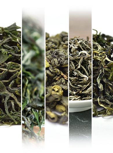 Échantillons de thés verts « Bio », série 2