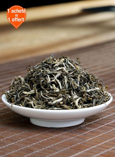 Mao Jian biologique au jasmin : thé vert parfumé