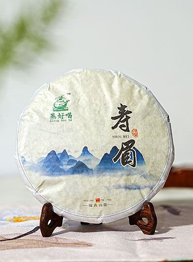 Shou Mei de Fuding 2016 : thé blanc compressé 
