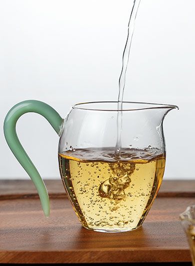 Carafe à thé Gongfu en verre transparent Yi Ran