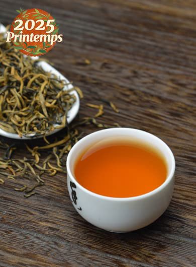 Yunnan Dian Hong Jin Hao Primé : thé noir grand cru
