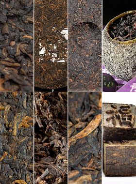Échantillons de Pu-Erh cuits de diverses régions : Pack A