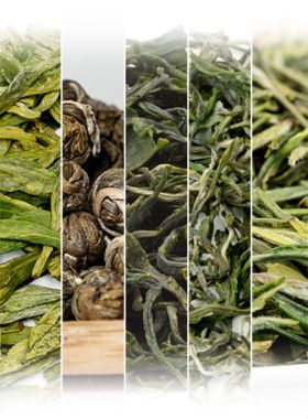 Échantillons de thés verts « Bio », série 1