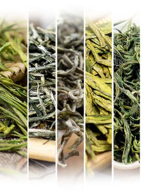 Échantillons de nos meilleures ventes de thé vert B