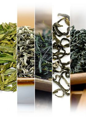 Assortiment des meilleurs ventes de thé vert