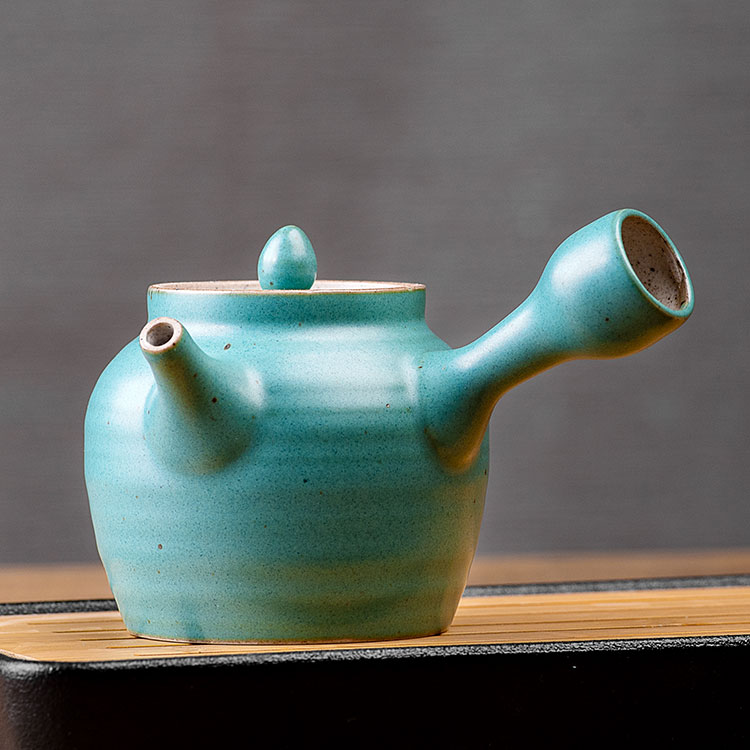 Théière Japonaise Kyusu en poterie grossière 230 ml