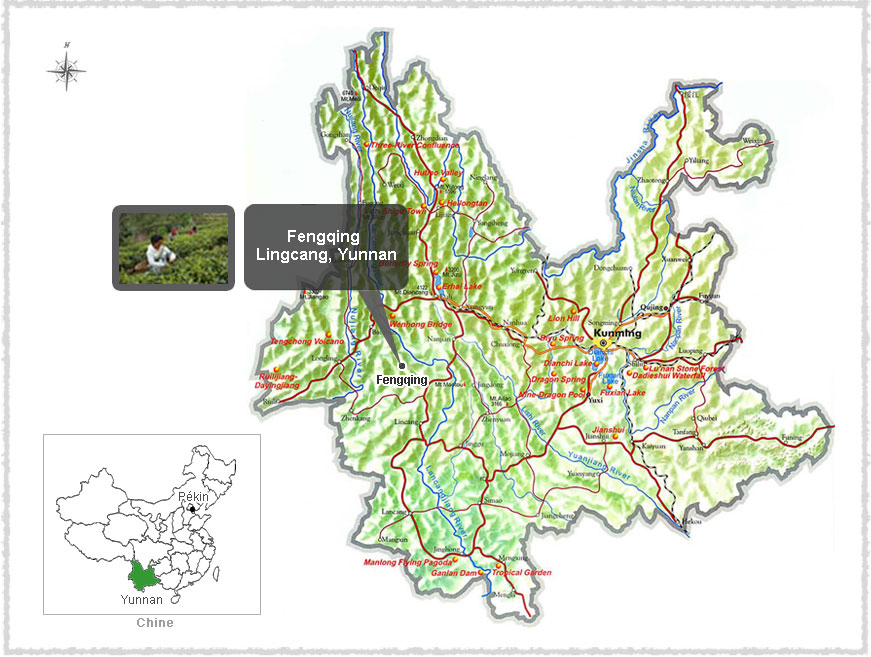 Carte du Yunnan