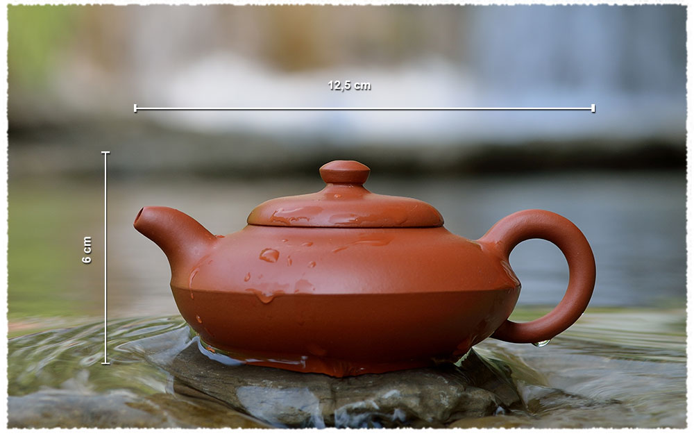 Dimension Théière yixing He Huan